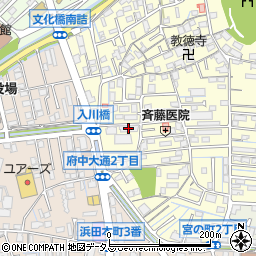 古田レジデンス周辺の地図