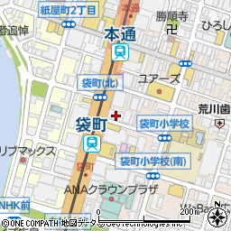 ベローチェ広島袋町店周辺の地図