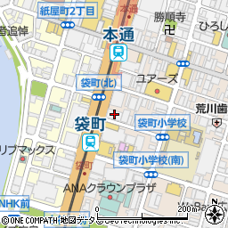 山口放送株式会社広島支社周辺の地図
