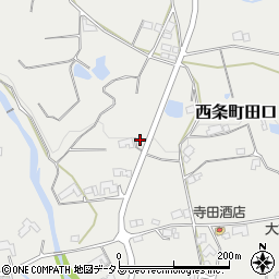 広島県東広島市西条町田口440周辺の地図