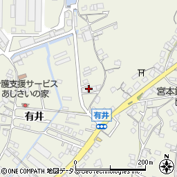 広島県尾道市向島町有井9592-5周辺の地図