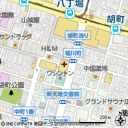 タワーレコード　広島店周辺の地図