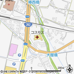 ミコー萩店倉庫周辺の地図