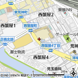 広島南警察署荒神交番周辺の地図