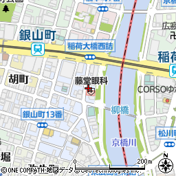 藤堂眼科医院周辺の地図
