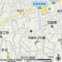 広島県尾道市向島町宇立8583-1周辺の地図
