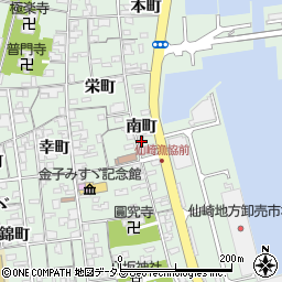 山口県長門市仙崎南町周辺の地図