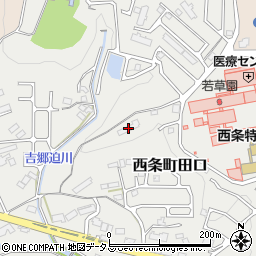 広島県東広島市西条町田口388周辺の地図