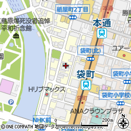 パークサイドホテル広島平和公園前周辺の地図