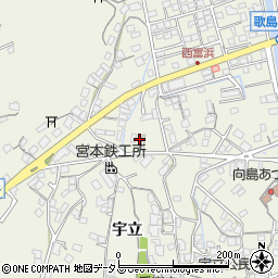広島県尾道市向島町宇立8613周辺の地図