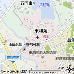 大阪府熊取町（泉南郡）東和苑周辺の地図