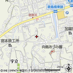 広島県尾道市向島町宇立8577-8周辺の地図