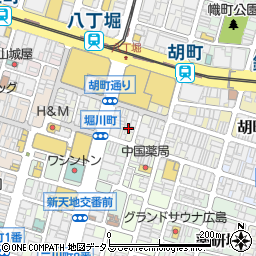 広島県広島市中区堀川町4-4周辺の地図