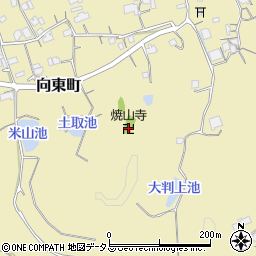 焼山寺周辺の地図