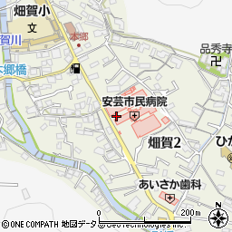 広島県広島市安芸区畑賀周辺の地図