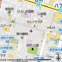 快活ＣＬＵＢ　広島本通店周辺の地図