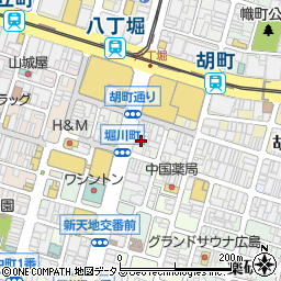 広島県広島市中区堀川町4-12周辺の地図