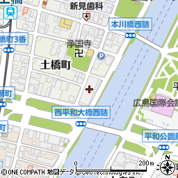 株式会社中国新聞社　経営企画局ＮＩＥ推進会議事務局周辺の地図