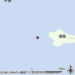 俵島周辺の地図