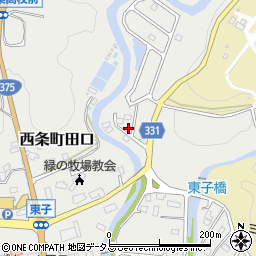 広島県東広島市西条町田口10221周辺の地図