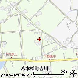 広島県東広島市八本松町吉川周辺の地図