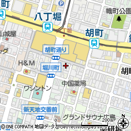串巻きあーと 広島袋町流川店周辺の地図