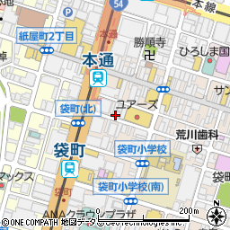 秋吉 袋町店周辺の地図