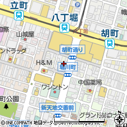 広島県広島市中区堀川町周辺の地図