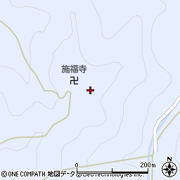 槇尾山山頂公衆トイレ周辺の地図