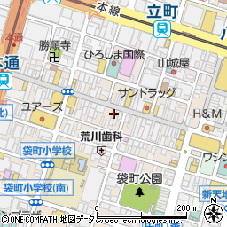 ほけんの専門店広島本通支店周辺の地図