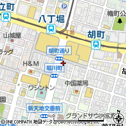 和牛・肉寿司食べ放題 個室居酒屋 えびす商店 広島袋町流川店周辺の地図