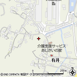 広島県尾道市向島町有井周辺の地図