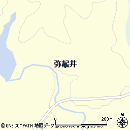 三重県大台町（多気郡）弥起井周辺の地図