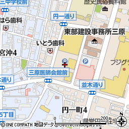 ＤＣＭ三原円一店駐車場周辺の地図