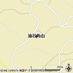 山口県長門市油谷角山周辺の地図
