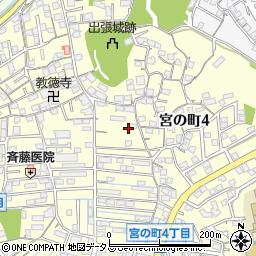 広島県府中町（安芸郡）宮の町周辺の地図