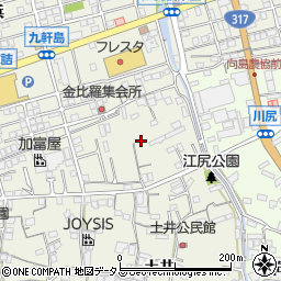 広島県尾道市向島町7747-1周辺の地図