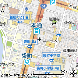 ワイエム証券株式会社　広島支店周辺の地図