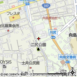 広島県尾道市向島町5897周辺の地図