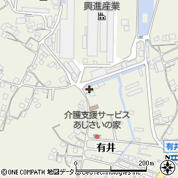 広島県尾道市向島町9643-2周辺の地図