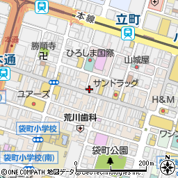 絹の店　クボ周辺の地図