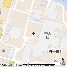帝人物流株式会社　三原営業所周辺の地図