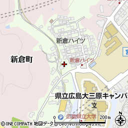 〒723-0134 広島県三原市新倉町の地図
