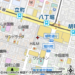 オゥバニスター・アルフレッドバニスター　広島路面店周辺の地図