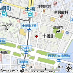 リパーク広島土橋町第５駐車場周辺の地図