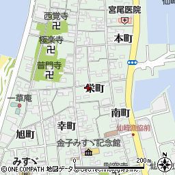 山口県長門市仙崎栄町1404周辺の地図