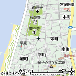 山口県長門市仙崎新町周辺の地図