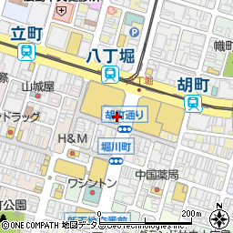 広島県広島市中区胡町6-6周辺の地図