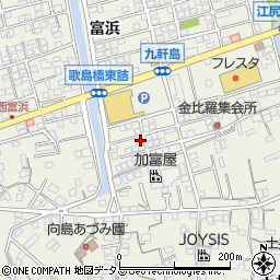 広島県尾道市向島町富浜5582-67周辺の地図