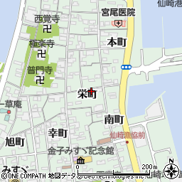 山口県長門市仙崎栄町1399周辺の地図